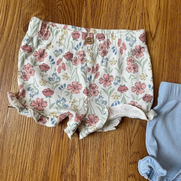 Set of 2 babygirl ruffled summer shorts - Picture 4 of 7